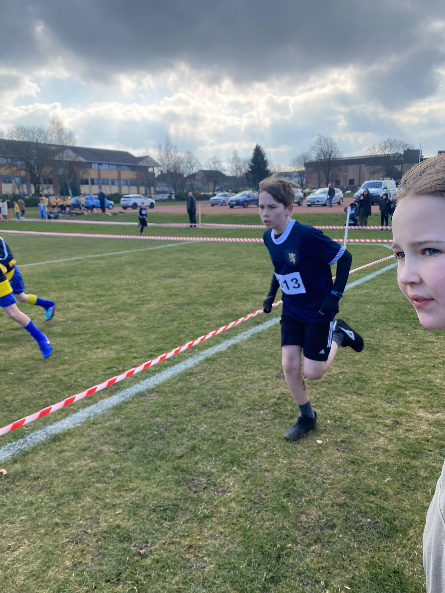 Aaron Scott & Laci McNulty at the SSAA Secondary Schools Cross Country Championships, Hopeton House 2024